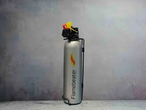 EXTINTOR QUIMICO PLATEADO FLAMEBEATER 10616P