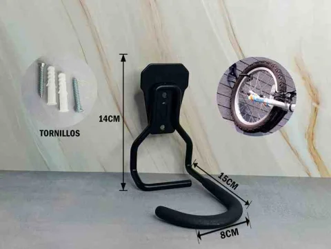 SOPORTE P/BICICLETA GRD 8X15X14CM 12633G