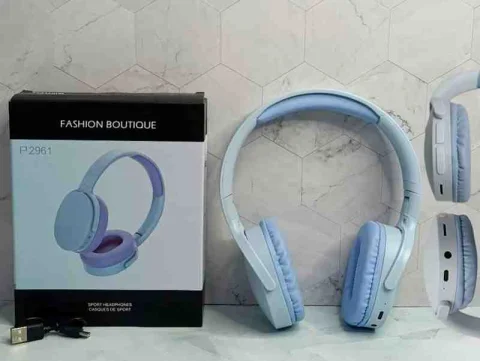 AUDIFONO BT P2961AZ AZUL CLARO BOUTIQUE