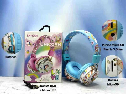 AUDIFONO UNICORN AZUL AH-906H 90613AZ