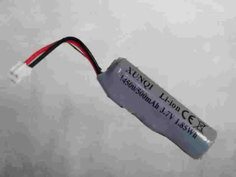 BATERIA 14500 GRIS 500MAH XUNQI LI-ION C/CABLE 13034-500