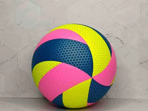 BALON VOLEIBOL AZUL- ROSA-AMA 13009AZ
