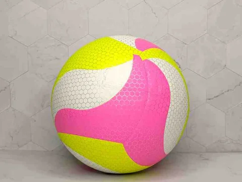BALON VOLEIBOL BLAN- ROSA-AMA 13009B