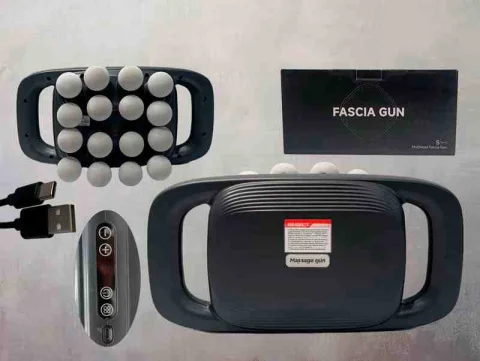 MASAJEADOR S10A-16D 16 CABEZALES FASCIA GUN C/NEGRA 13581-S10