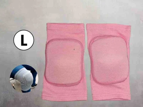 PAR RODILLERA LARGA TALLA L ROSADO C/PROTECCION 13250RS
