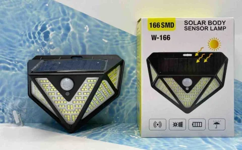 LAMPARA LED SOLAR CL-S166/W-166