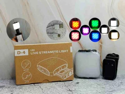 PANTALLA LUZ D4 P/CELULAR 3TONOS/RGB LIVE STREAMING D4
