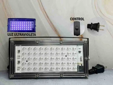 REFLECTOR LED UV 50W 395NM 20.5X10CM 12636
