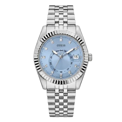 GUESS Ice Blue Jubilee Coin Edge