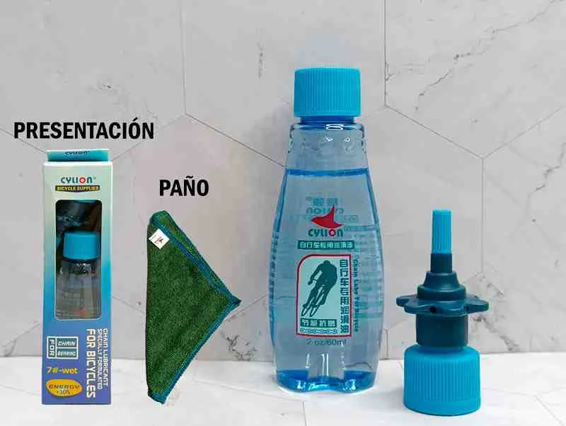 ACEITE LUBRICANTE CYLION PARA CADENA 60ML