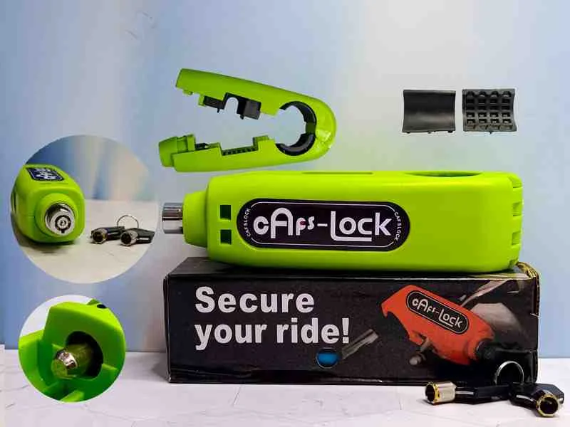 CANDADO VERDE CAPS- LOCK P/MOTO 12055V