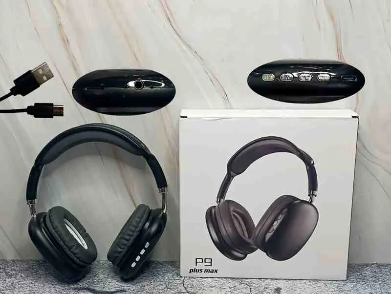 AUDIFONO BT P9 PLUS MAX NEGRO P9PLUS-N