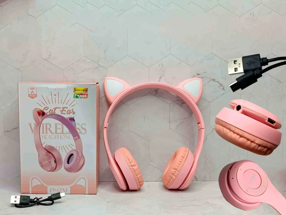 AUDIFONO P47 GATO ROSADO 700472RS