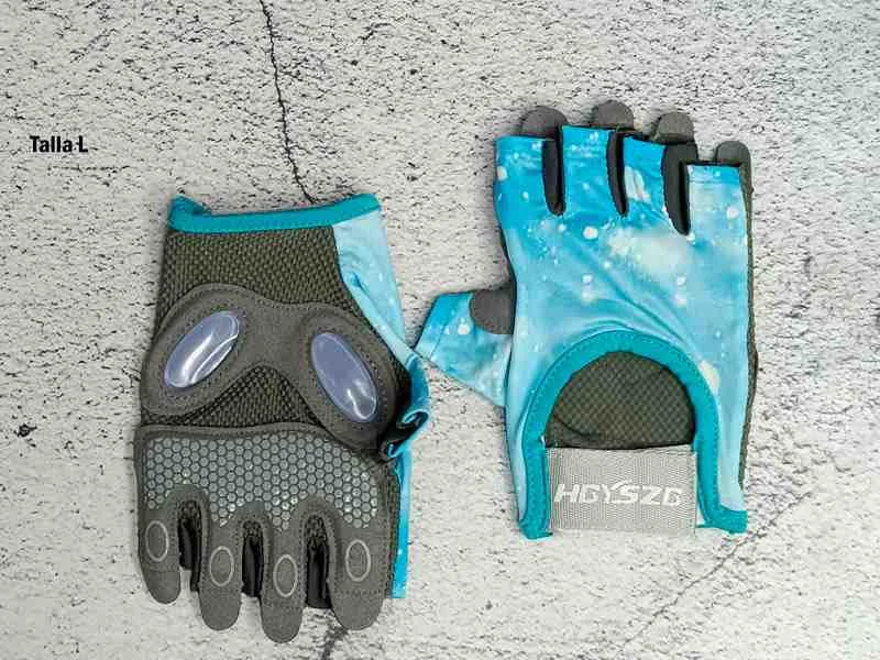GUANTES CORTOS AZUL HGYSZG TALLA L DEP 12462AZ