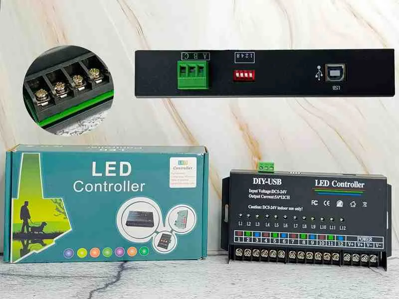 CONTROLADOR LED DIY- USB 5-24V 12137