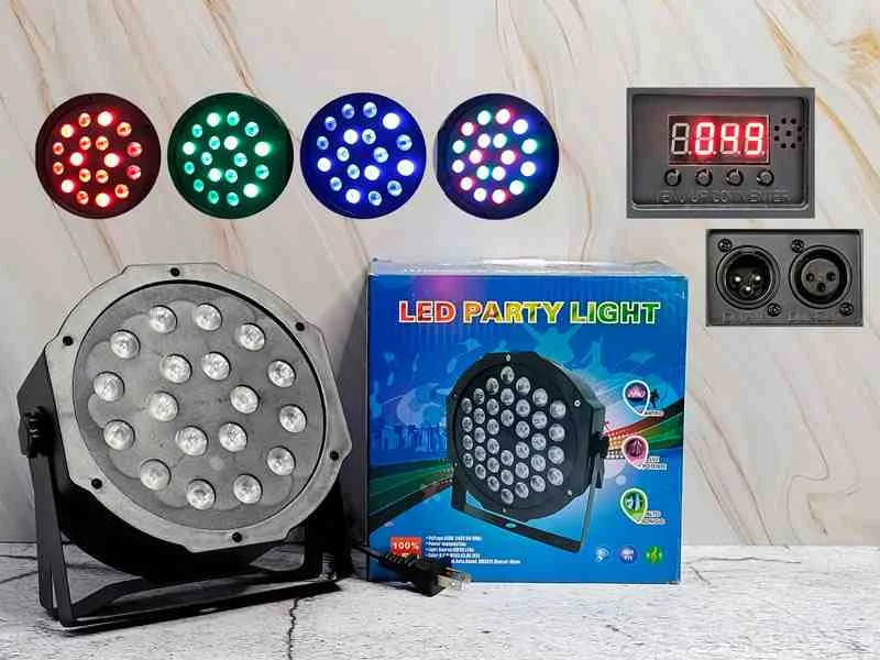 LUZ LED 18LED DMX512 202010