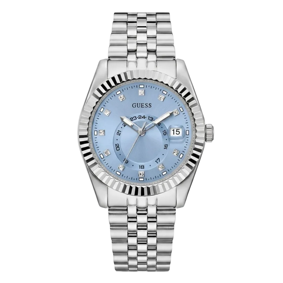 GUESS Ice Blue Jubilee Coin Edge